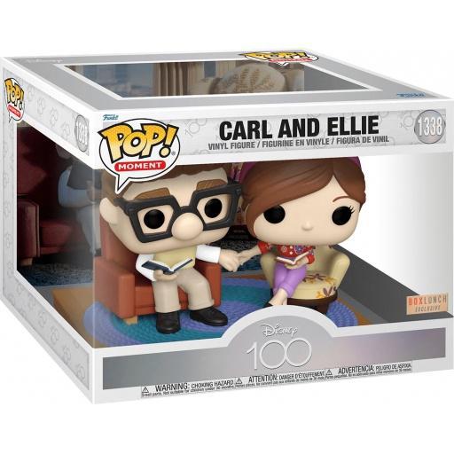 Pop Moment Disney 100 Up Carl and Ellie Vinyl Figure BoxLunch Exclusive #1338