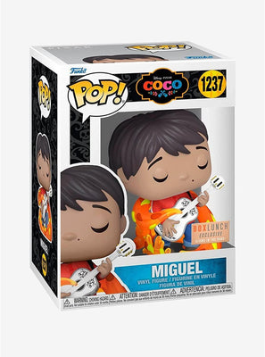 Pop Disney Coco Miguel Glows in the Dark Vinyl Figure BoxLunch Exclusive