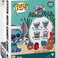 Pop Disney Lilo & Stitch Stitch with Candy Cane Vinyl Figure #1502