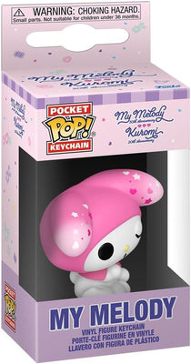 Pocket Pop Kuromi 20th Anniversary My Melody 50th Anniversary My Melody Vinyl Keychain