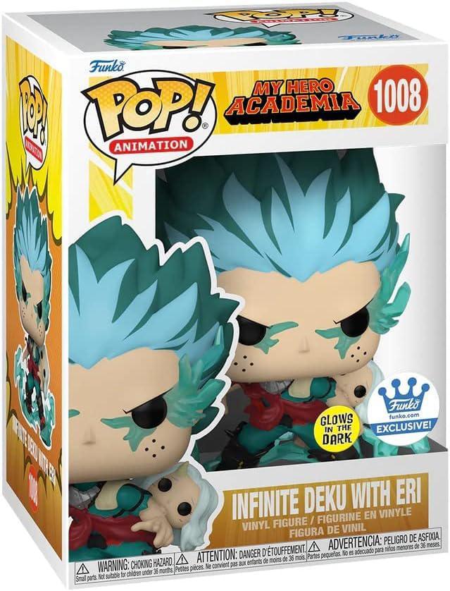 Pop My Hero Academia Infinite Deku with Eri Glow in the Dark Funko Exclusive #1008