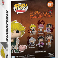 Pop Seven Deadly Sins Meliodas with Hawk Vinyl Figure #1497