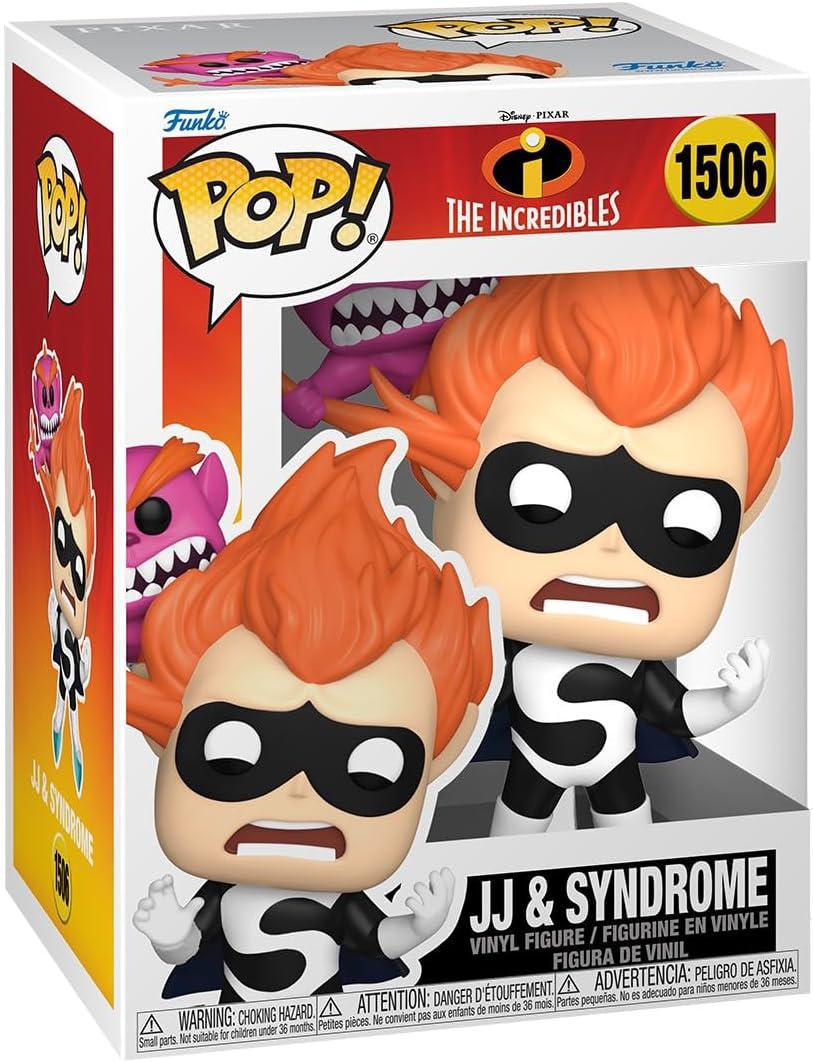 Pop Incredibles 20th Anniversary JJ & Syndrome Vinyl Figure #1506