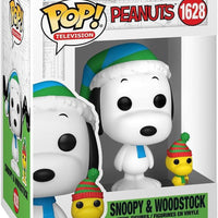 Pop Peanuts A Charlie Brown Christmas Snoopy & Woodstock Vinyl Figure #1628