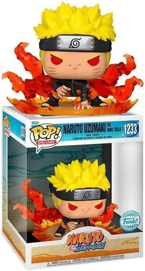 Pop Deluxe Naruto Shippuden Naruto Uzumaki As Nine Tails Vinyl Figure Hot Topic Exclusive