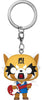 Pocket Pop Sanrio Aggretsuko with Guitar Vinyl Key Chain