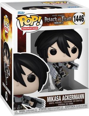 Pop Attack on Titan Mikasa Ackermann Vinyl Figure #1446