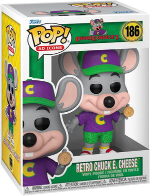 Pop Chuck E. Cheese's Retro Chuck E. Cheese Viny Figure #186