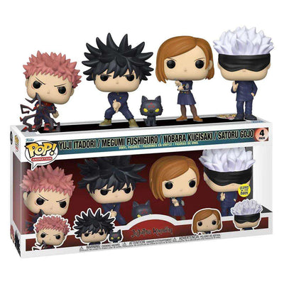 Pop Jujutsu Kaisen 4-Pack [Glows in the Dark] Vinyl Figure Special Edition