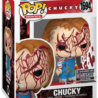 Pop Chucky Bride of Chucky Chucky Bloody Vinyl Figure EE Exclusive #1694