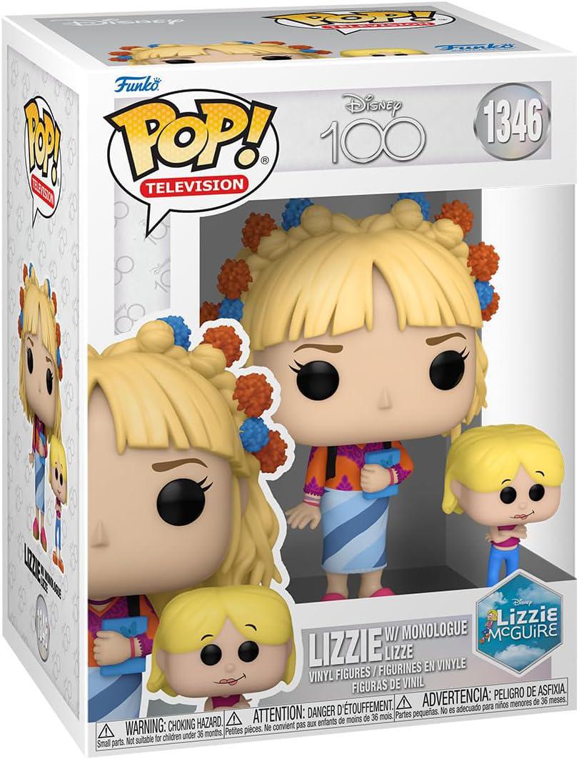 Pop Disney 100 Lizzie McGuire, Lizzie with Monologue Lizzie Vinyl Figure #1346