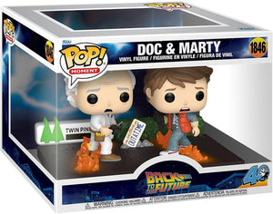 Pop Moment Back to the Future Doc & Marty Vinyl Figure #1846