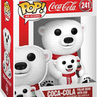 Pop Coca-Cola Coca-Cola Polar Bear with Cub Vinyl Figure #241