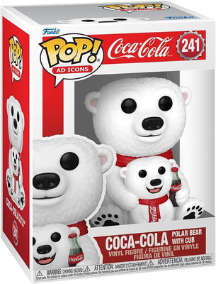 Pop Coca-Cola Coca-Cola Polar Bear with Cub Vinyl Figure #241