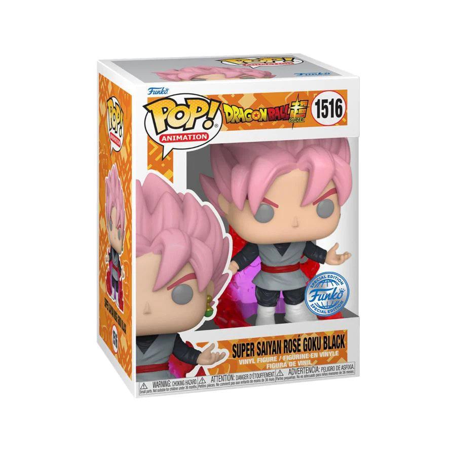 Pop Dragon Ball Z Super Saiyan Rose Goku Black GITD Vinyl Figure Hot Topic Exclusive #1516