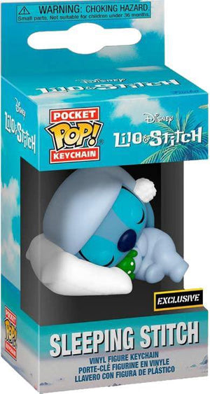 Pocket Pop Disney Lilo & Stitch Sleeping Stitch Vinyl Figure Key Chain Exclusive