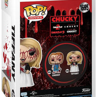 Pop Chucky Bride of Chucky Tiffany Bloody Vinyl Figure EE Exclusive #1694