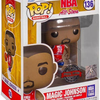 Pop NBA All Stars Magic Johnson Vinyl Figure Special Edition #136