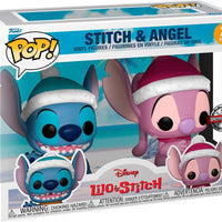 Pop Pop Lilo & Stitch Winter Stitch & Angel Vinyl Figure Set Hot Topic Exclusive