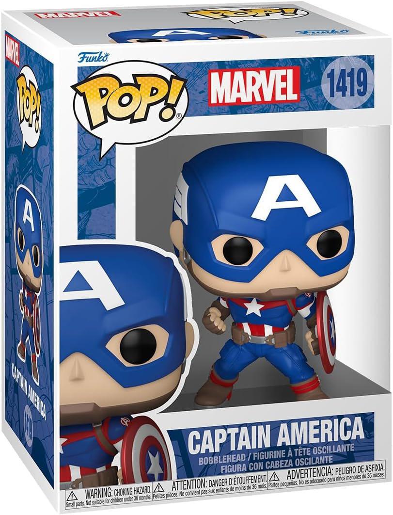 Pop Marvel Black Captain America Vinyl Figure #1419