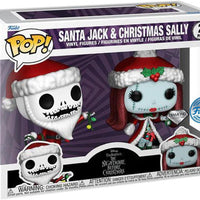 Pop NBC Santa Jack & Christmas Sally Diamond Ver. Vinyl Figure 2-Pack Shop Exclusive