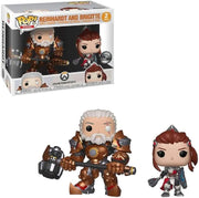 Pop Overwatch Reinhardt and Brigitte Vinyl Figure 2-Pack SDCC 2019 Exclusive