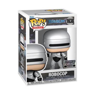 Pop Robo Cop RoboCop Metallic Vinyl Figure EE Exclusive #1638