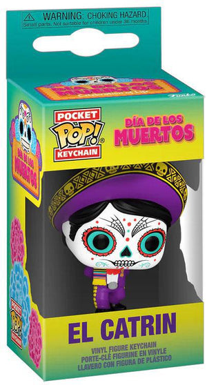 Pocket Pop Dia de los Muertos El Catrin Key Chain