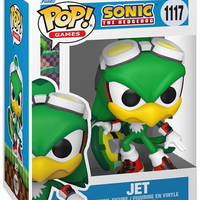 Pop Sonic the Hedgehog Jet the Hawk with Board Vinyl Figure #1117