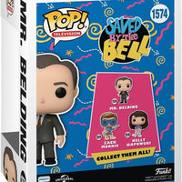 Pop Saved by the Bell 30th Anniversary Mr. Belding Vinyl Figure #1574