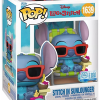 Pop Lilo & Stitch Stitch in Sunlounger Vinyl Figure #1639