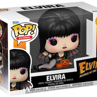 Pop Elvira Mistress of the Dark Elvira with Pumpkins Vinyl Figure #94