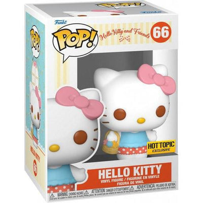 Pop Hello Kitty and Friends Hello Kitty with Basket Vinyl Figure Hot Topic Exclusive #66