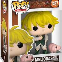 Pop Seven Deadly Sins Meliodas with Hawk Vinyl Figure #1497