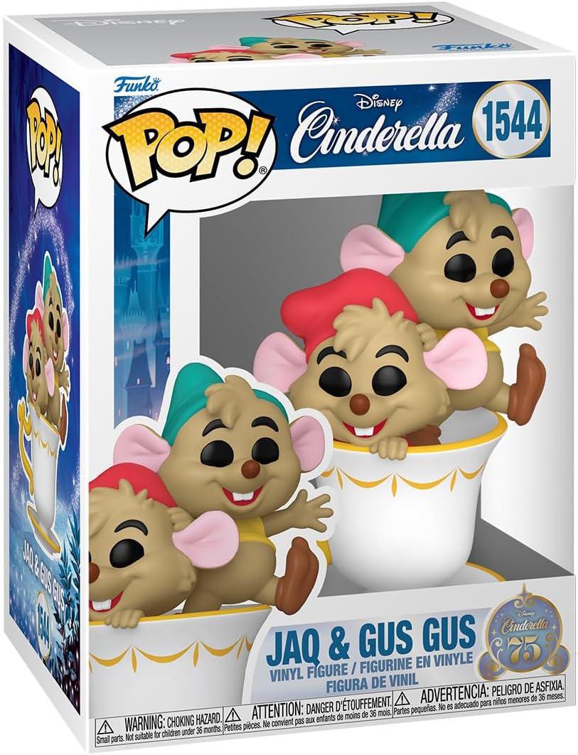 Pop Disney Cinderella's 75th Anniversary Jaq and Gus Gus Vinyl Figure #1544