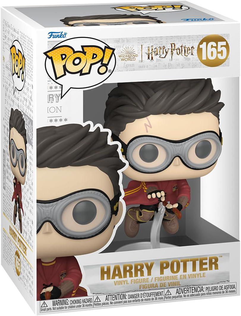 Pop Harry Potter Prisoner of Azkaban Harry Potter with Broom (Quidditch) Vinyl Figure #165