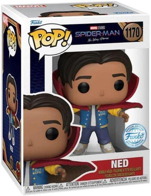 Pop Marvel Spider-Man No Way Home Ned with Cloak Vinyl Figure Special Edition #1170