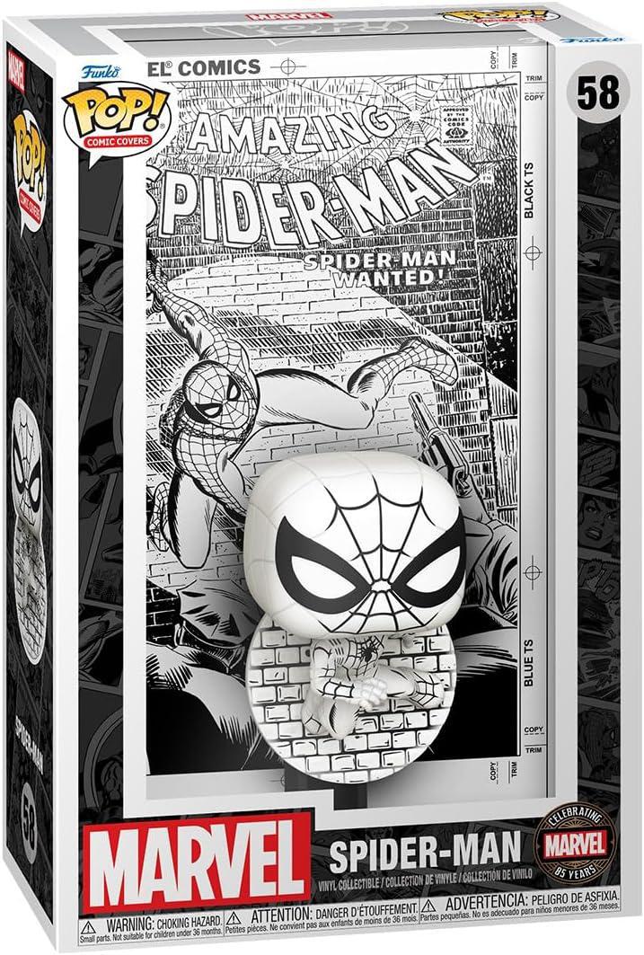 Pop Comic Cover Marvel's 85th Anniversary Spider-Man Vinyl Figure #58