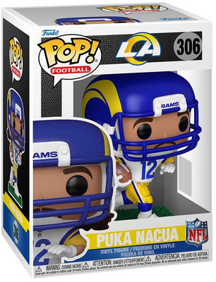 Pop NFL LA Rams Puka Nacua Vinyl Figure #306