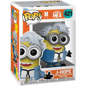 Pop BTS x Despicable Me 4 Minion J-Hope Vinyl Figure #421