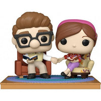 Pop Moment Disney 100 Up Carl and Ellie Vinyl Figure BoxLunch Exclusive #1338