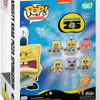 Pop Spongebob Squarepants 25th Anniversary Krusty Krab Pizza Spongebob Vinyl Figure #1667