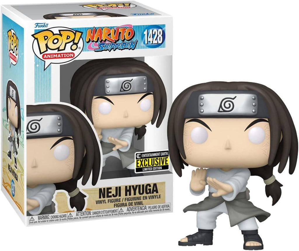 Pop Naruto Shippuden Neji Hyuga Vinyl Figure EE Exclusive #1428