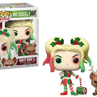 Pop DC Comics Holiday Harley Quinn with Helper Vinyl Figure