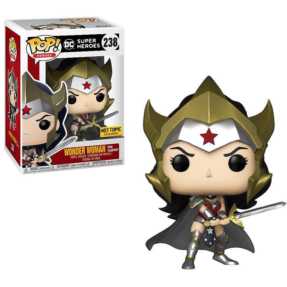 Pop DC Super Heroes Wonder Woman from Flashpoint Vinyl Figure Hot Topic Exclusive