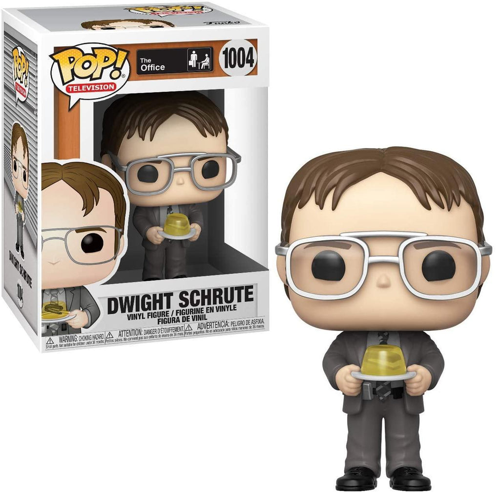 Pop Office Dwight Schrute with Gelatin Stapler Vinyl Figure #1004