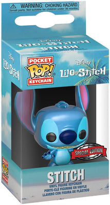 Pocket Pop Lilo & Stitch Stitch Metallic Vinyl Key Chain Hot Topic Exclusive
