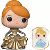 Pop Disney Princess Cinderella with Pin (Dancing) (Gold) Vinyl Figure Funko Shop Exclusive #222