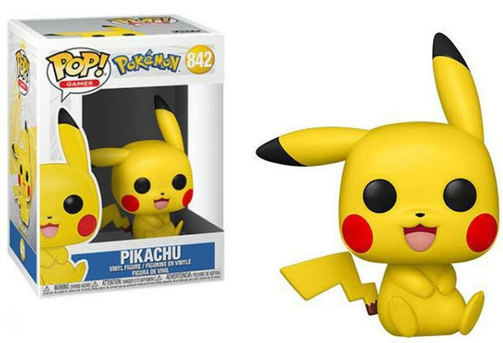 Pop Pokemon Pikachu Sitting Vinyl Figure #842