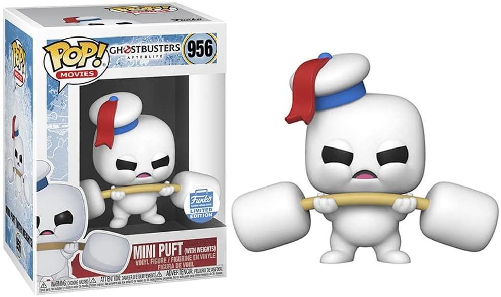 Pop Ghostbusters Afterlife Mini Puft with Weight Vinyl Figure Funko Exclusive #956